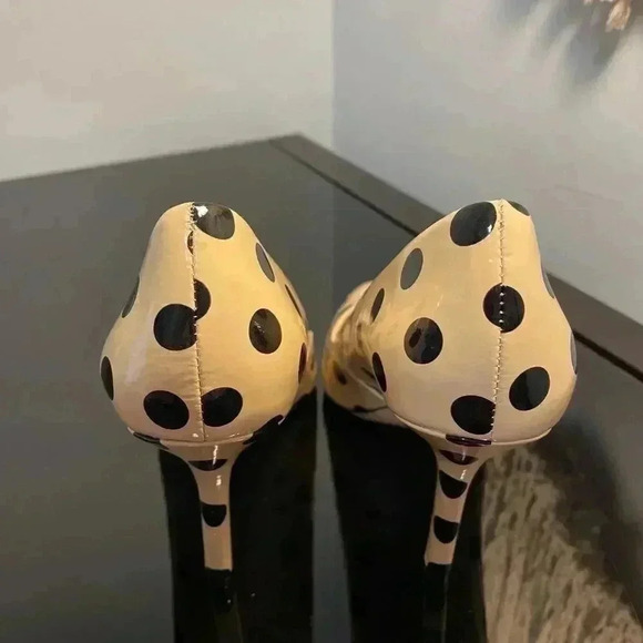 Kate Spade Heels Cream/ Polka dots Size 9.5M - Picture 4 of 5
